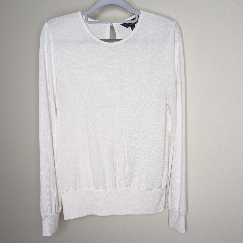 Banana Republic Luxespun Balloon-Sleeved Top
